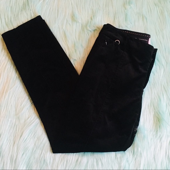 Anthropologie Velvet Essential Slim Black Pant 2 - Picture 6 of 8